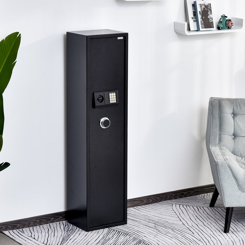 Steel Electronic 5 Rifle Gun Safe Box with DualLock Wayfair